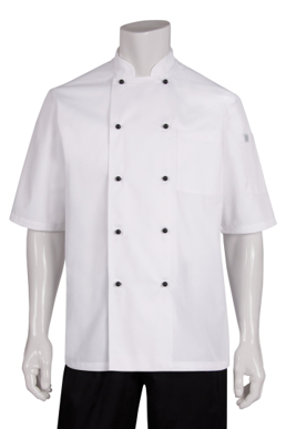 Picture of Chef Works - MBSS - Macquarie White SS Basic Chef Coat  